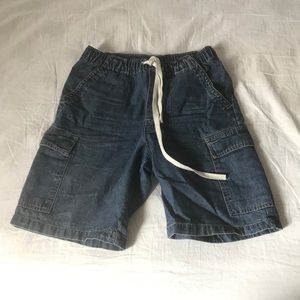 Denim Cargo Shorts
